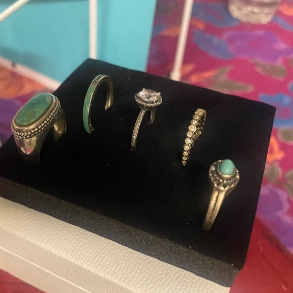 Silver ring bundle - Picture 2 of 13